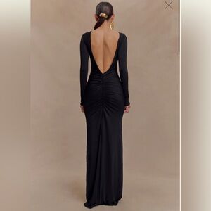 Meshki Louisa - Long Sleeve Slinky Maxi Dress